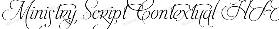 Ministry Script Contextual HFF字体转换